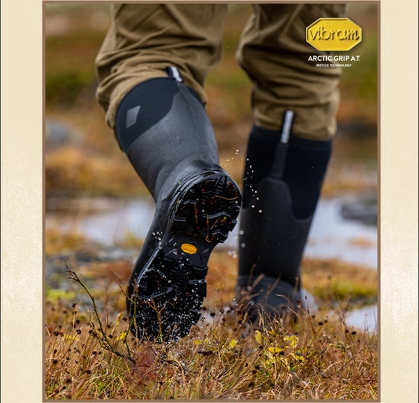 Featuring Vibram Arctic Grip AT Wet Ice Technology